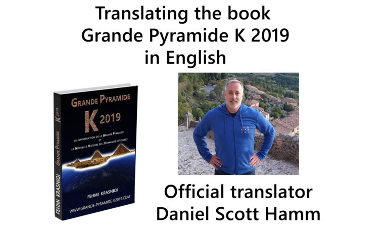 Official translator book Great Pyramid K 2019 Fehmi Krasniqi