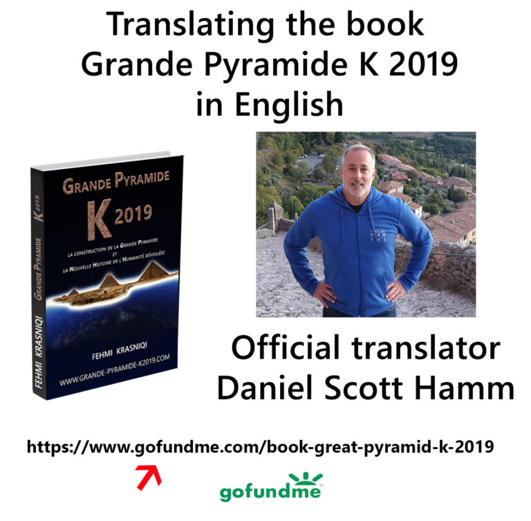 Official translator book Great Pyramid K 2019 Fehmi Krasniqi
