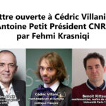 Lettre ouverte à Cédric Villani,  Antoine Petit du CNRS – Fehmi Krasniqi