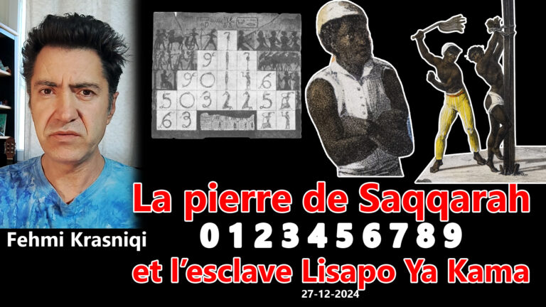 Lire la suite à propos de l’article La pierre de Saqqarah 0123456789 et l’esclave Lisapo Ya Kama​